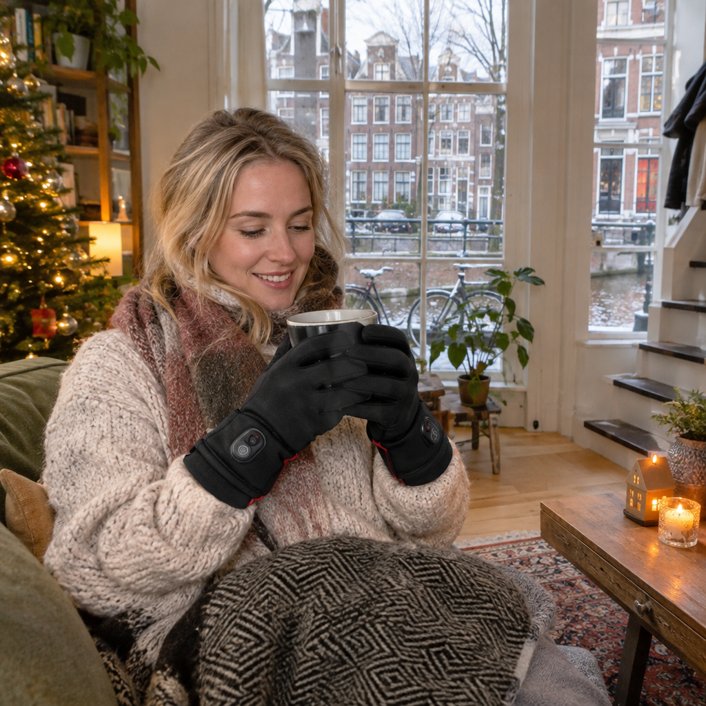 Verwarmde handschoenen