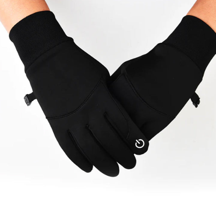Waterafstotende gevoerde winterhandschoenen met touchscreen