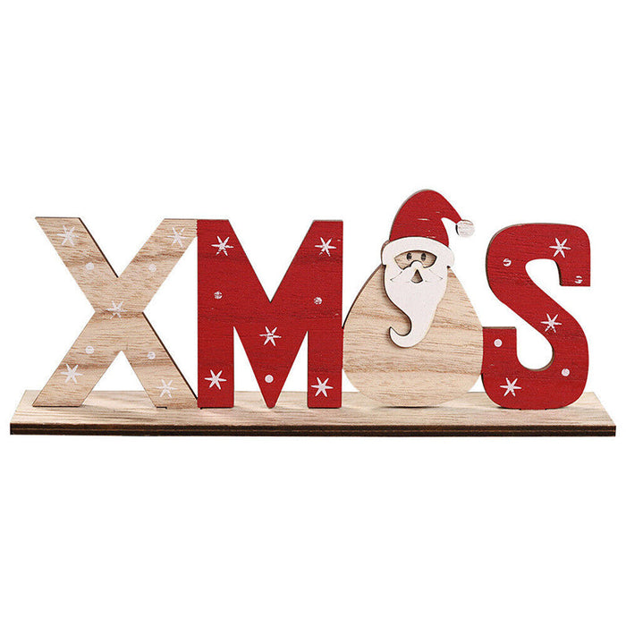 Hollevo™ Handbeschilderde houten kerstdecoratie met kerstfiguren