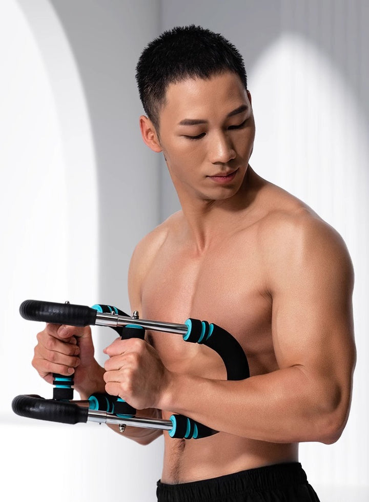 U-vormige armtrainer met dubbele veer