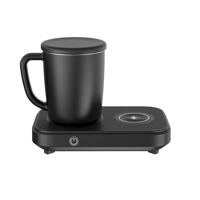 Hollevo Bekerwarmer en koeler met draadloze lader en beker