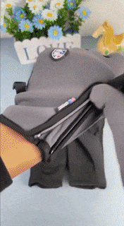 Hollevo™ Fleece thermohandschoenen met rits en touchscreen-toppen