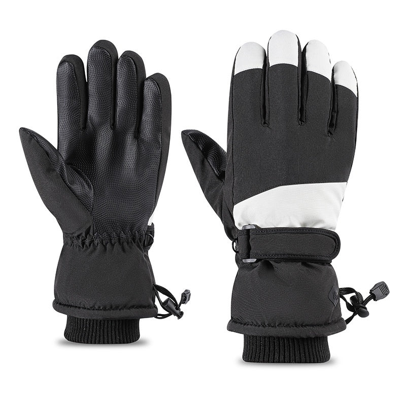Waterdichte skihandschoenen met polsband