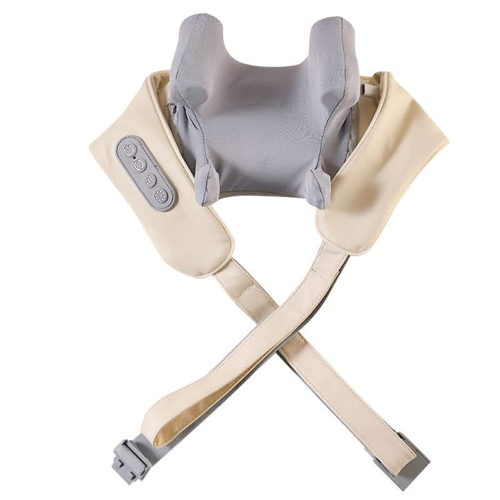 Hollevo™ Draadloze nekmassager met warmte en zes draaiende koppen