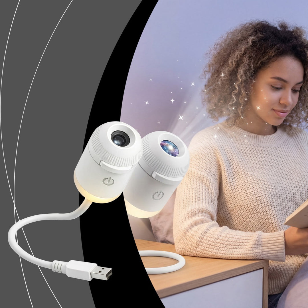 Sterrenprojector met USB en touchbediening voor babykamer