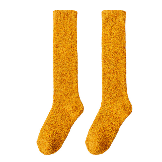Hollevo™ Extra lange wintersokken van zachte coral fleece