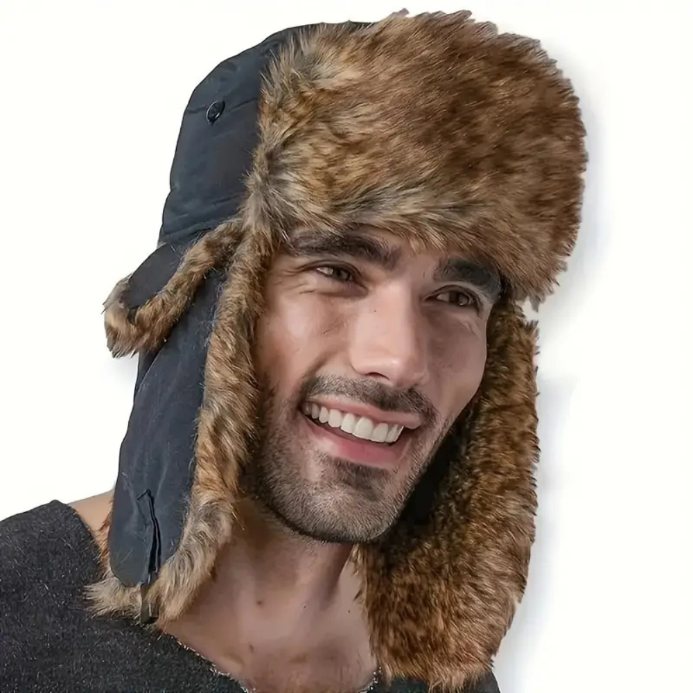 Knus imitatie bont winter earflap aviator ski muts