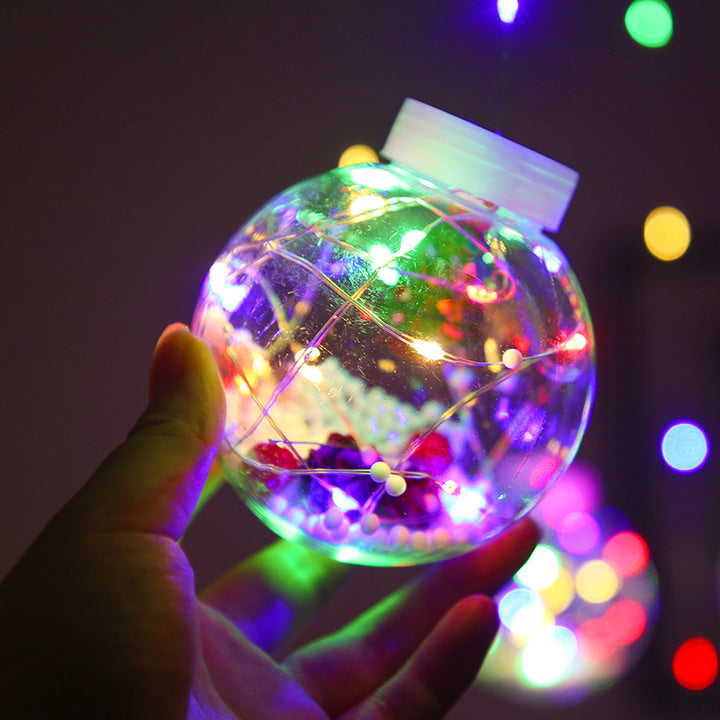 Lichtgordijn in sprookjesstijl met kerstman, cadeau of boom, led