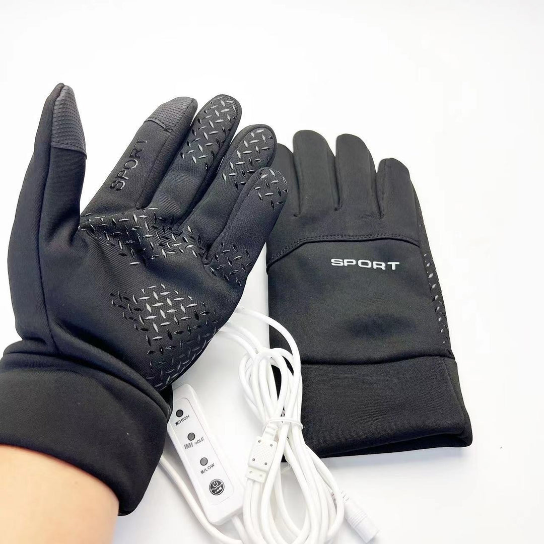 Verwarmde touchscreen handschoenen met usb