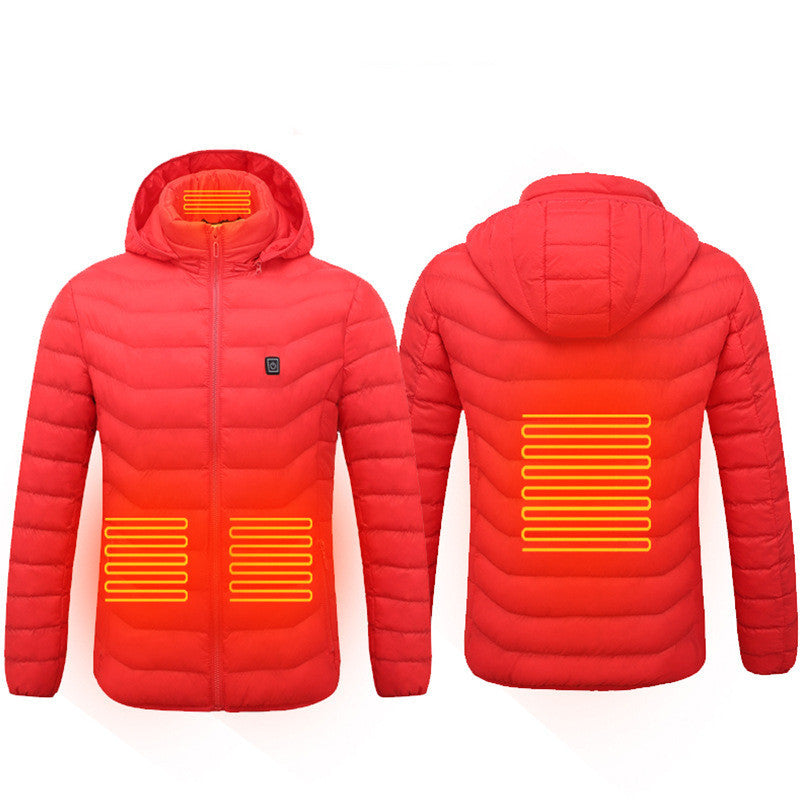 Hollevo™ Verwarmde herenjas met USB en 3 warmtestanden