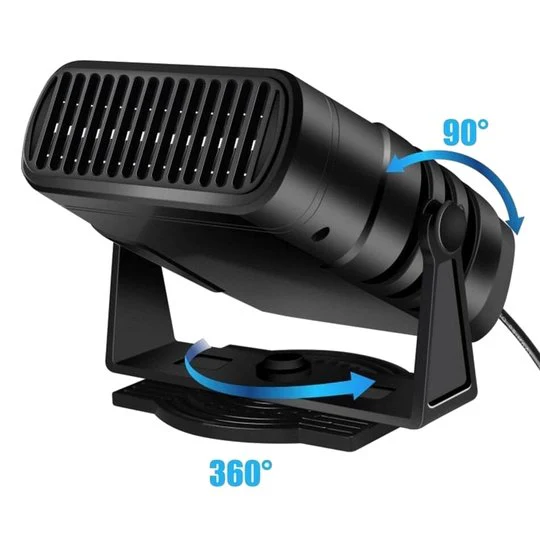 12V autoverwarming met koelfunctie en 360° draaibare voet