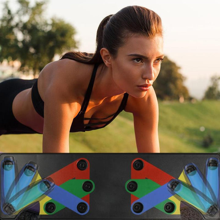 Opvouwbaar push-up board met handgrepen