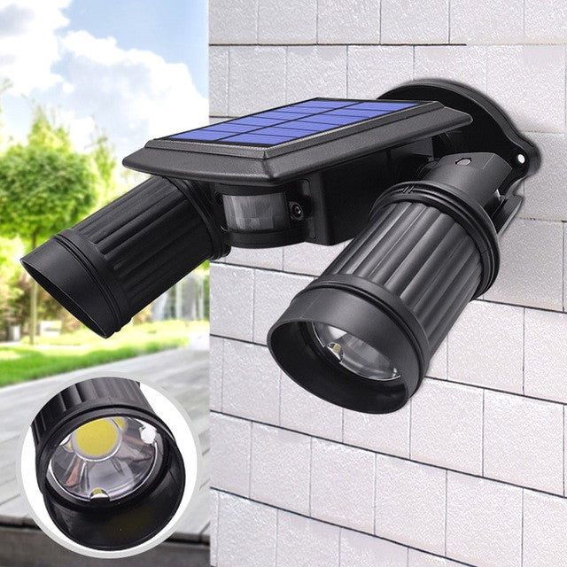 Solar buitenlamp met bewegingssensor en 14 felle leds