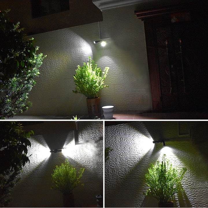 Solar buitenlamp met bewegingssensor en 14 felle leds