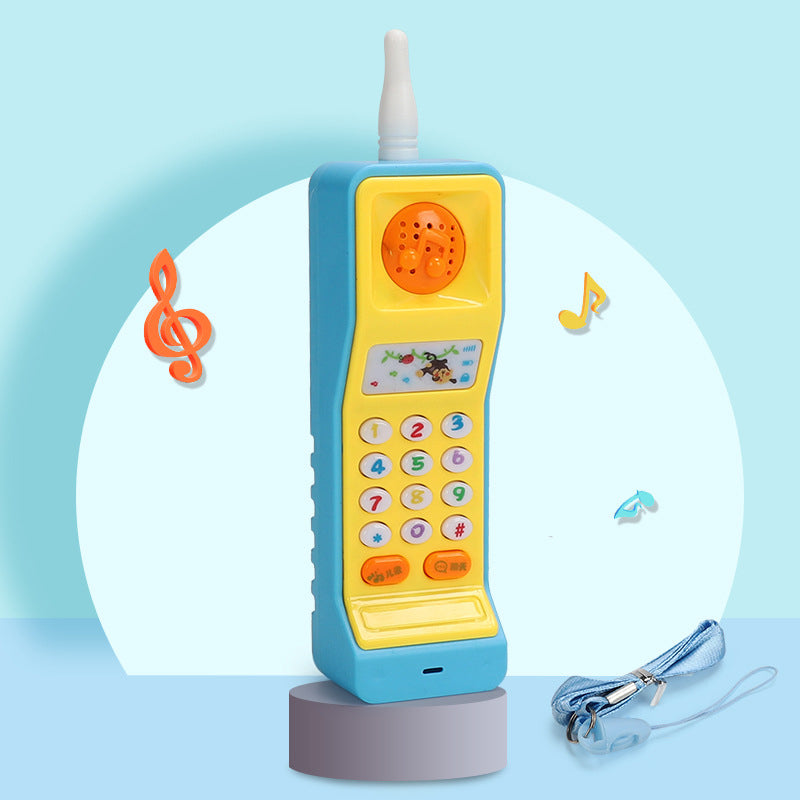 Oranje wortel speelgoedtelefoon voor baby&