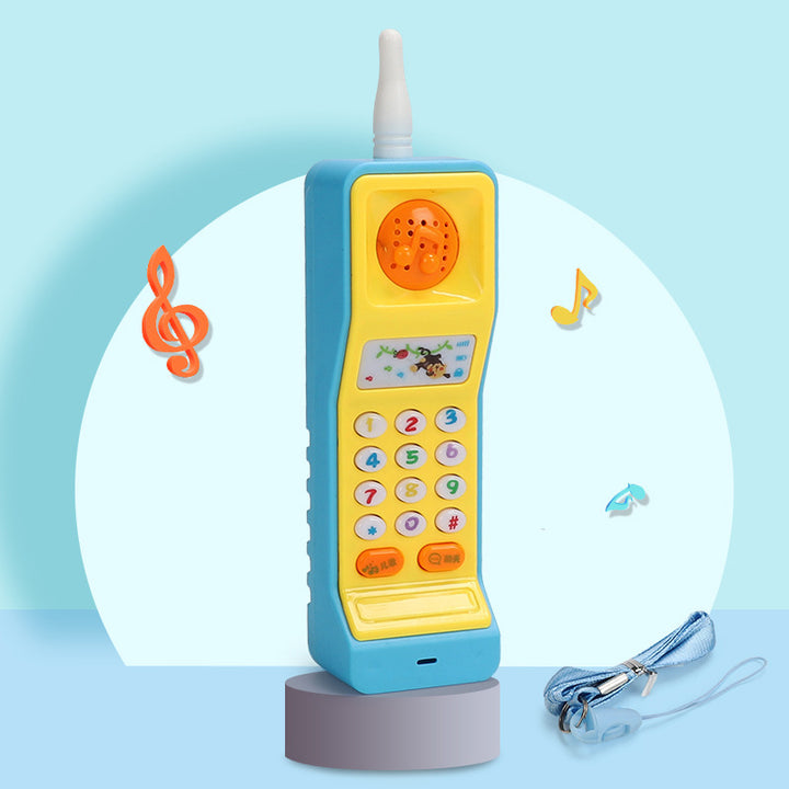 Oranje wortel speelgoedtelefoon voor baby&