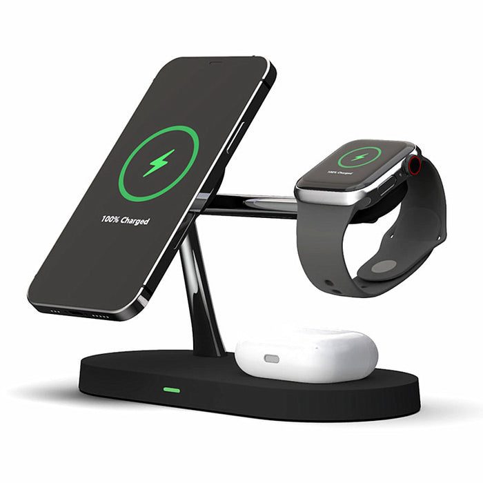 Hollevo Draadloos oplaadstation 5-in-1 met nachtlampje