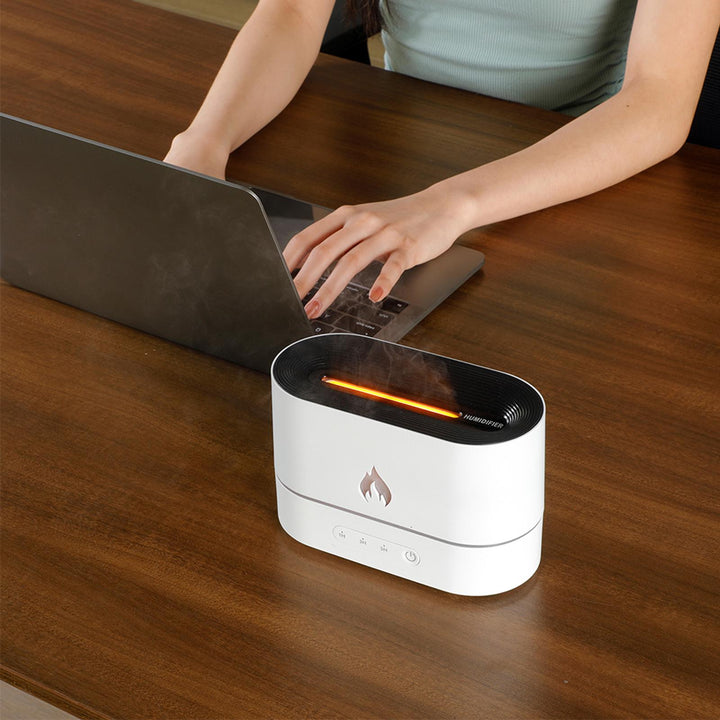 Vlam diffuser met timer van 2-8 uur, stil en op USB