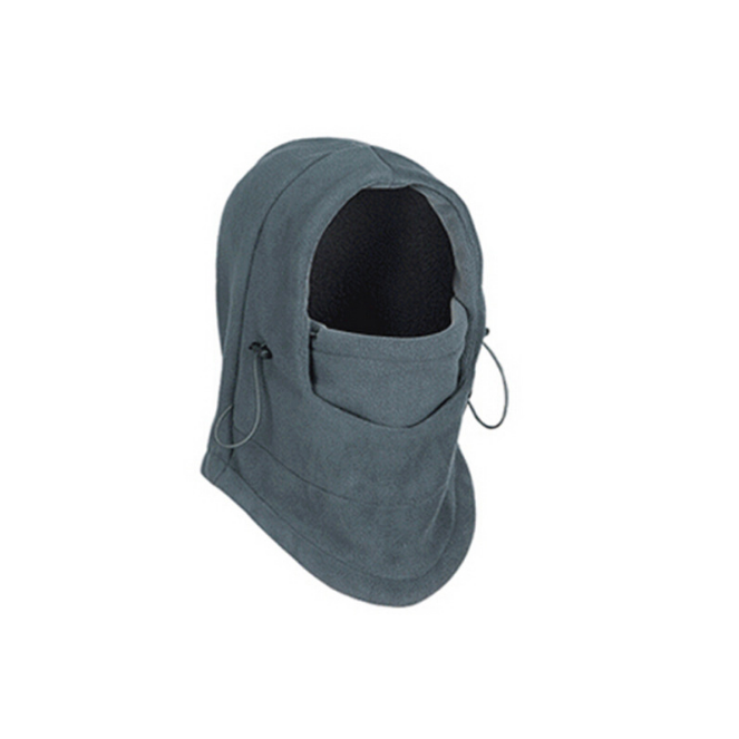 Fleece bivakmuts met trekkoord