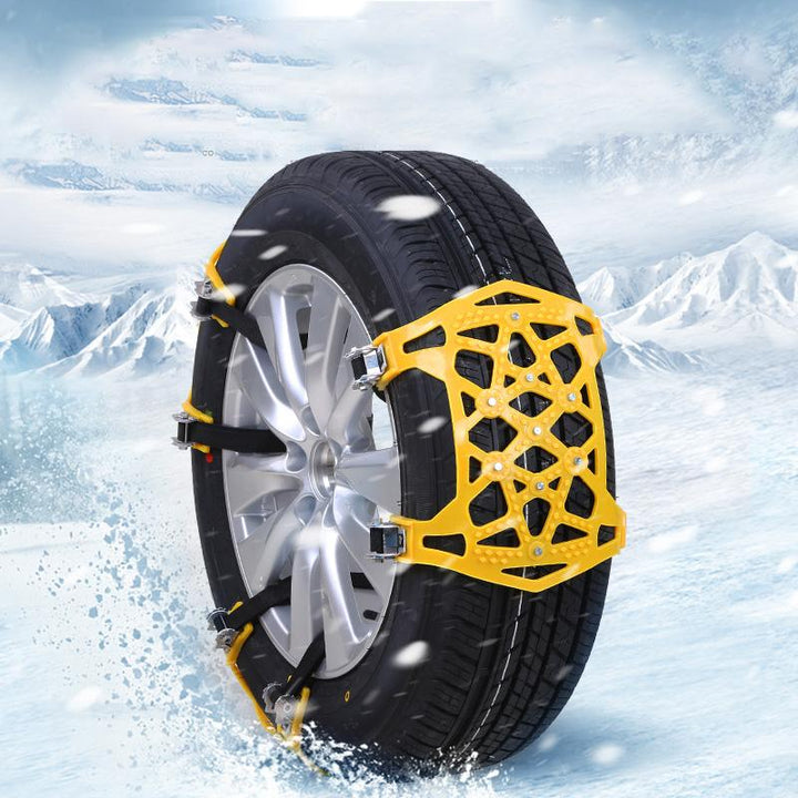 Hollevo™ Stalen sneeuwkettingen met X-spikes voor grip op ijs en sneeuw