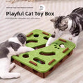 Hollevo™ Vilten kattenpuzzelbox met verstopte belletjes voor binnen
