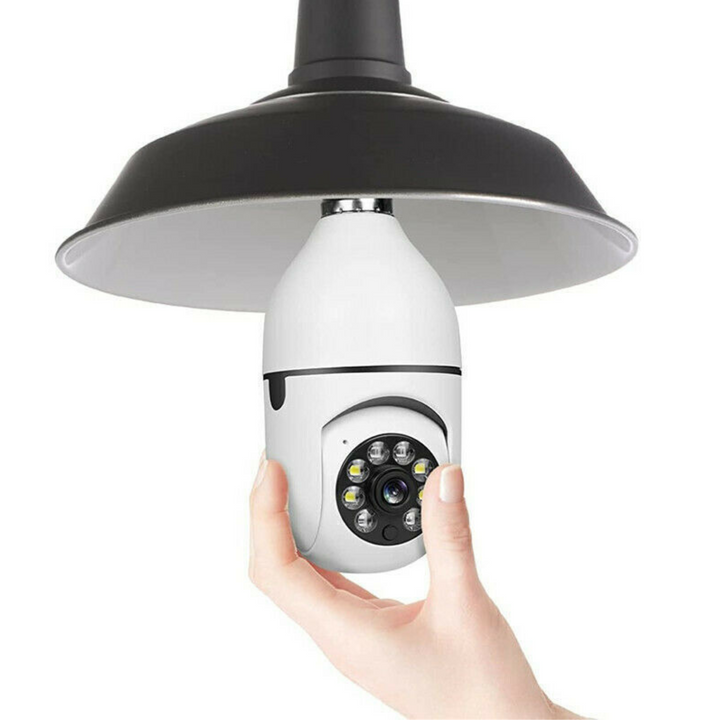 Wifi-beveiligingscamera in een lamp met nachtzicht