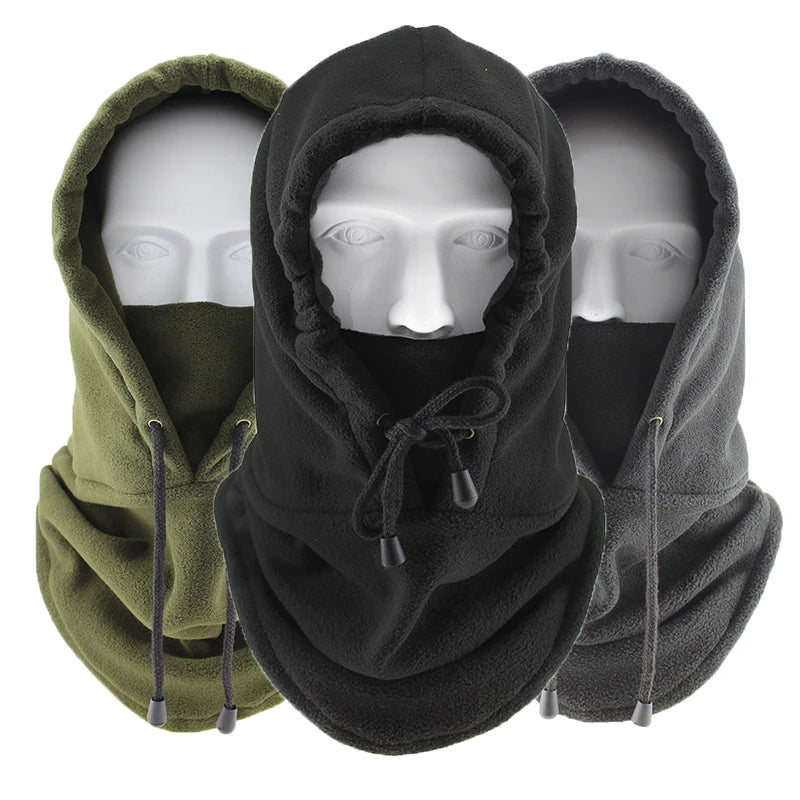 Polar fleece bivakmuts masker voor de winter