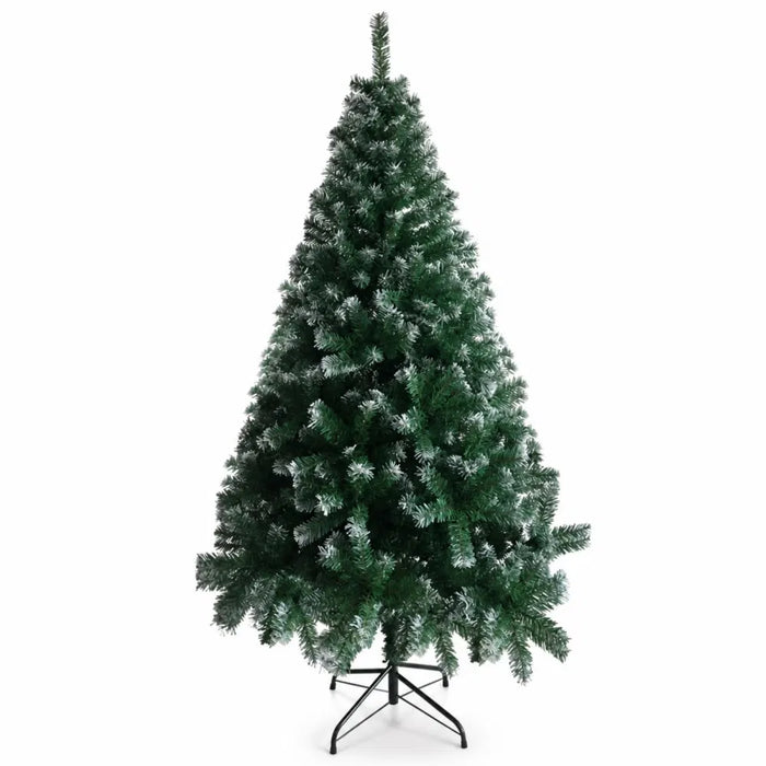Hollevo Kunstkerstboom 183 cm met berijpte witte punten