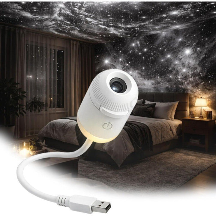 Sterrenprojector met USB en touchbediening voor babykamer