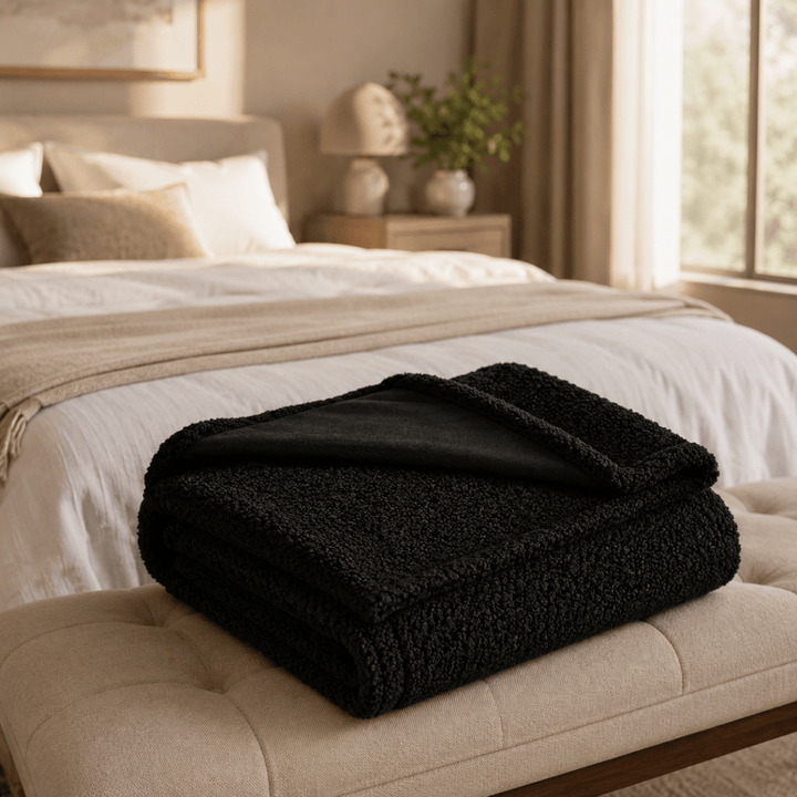 Waterdichte fleece deken die je bed en bank beschermt