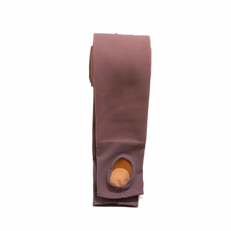 Dikke gevoerde overknee sokken die blijven zitten