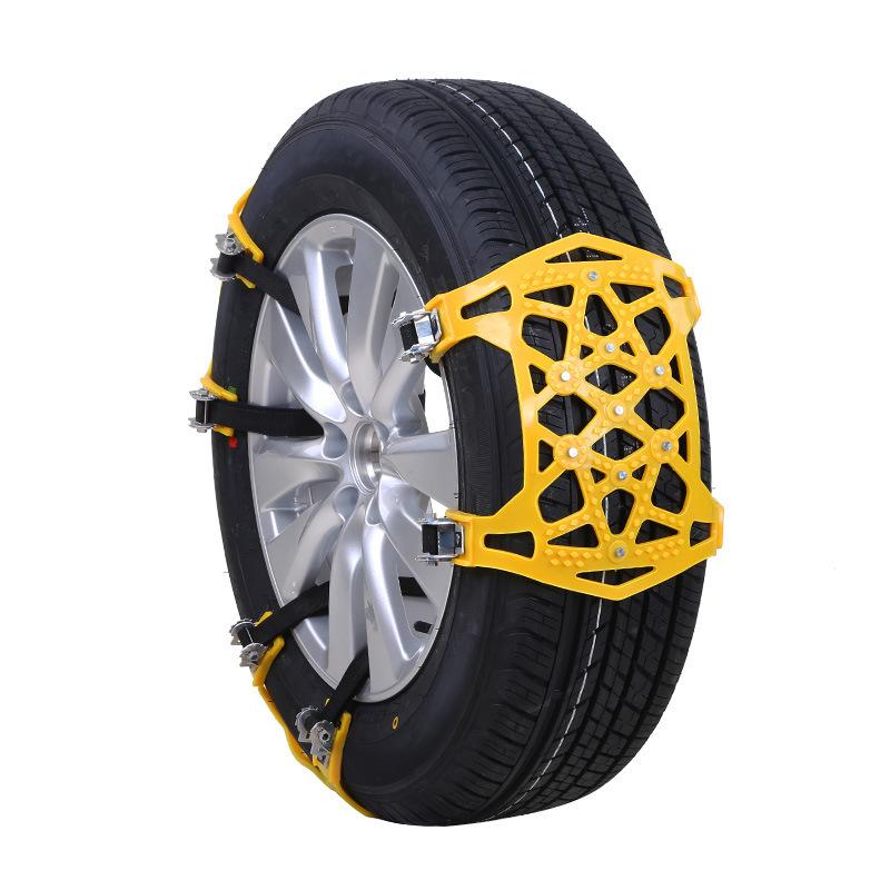 Hollevo™ Stalen sneeuwkettingen met X-spikes voor grip op ijs en sneeuw
