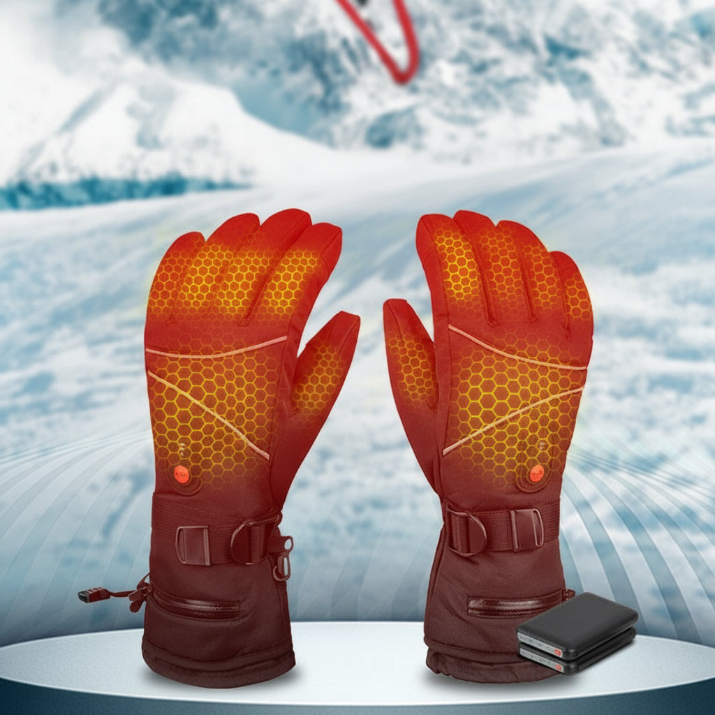 Hollevo™ Waterdichte oplaadbare verwarmde handschoenen, 2500 mAh