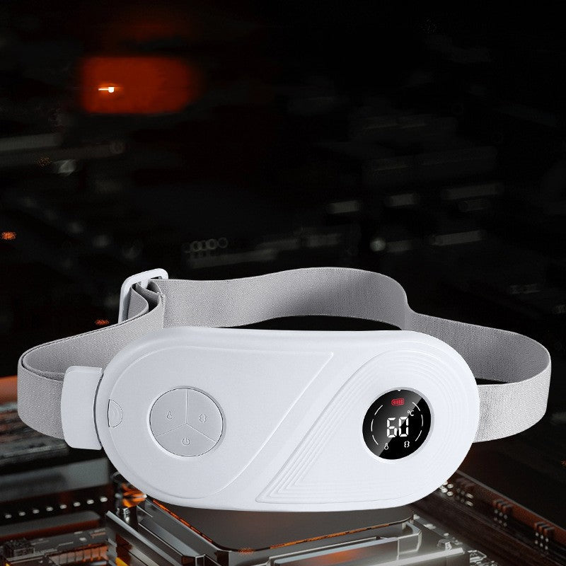 Witte warmteband met digitaal display