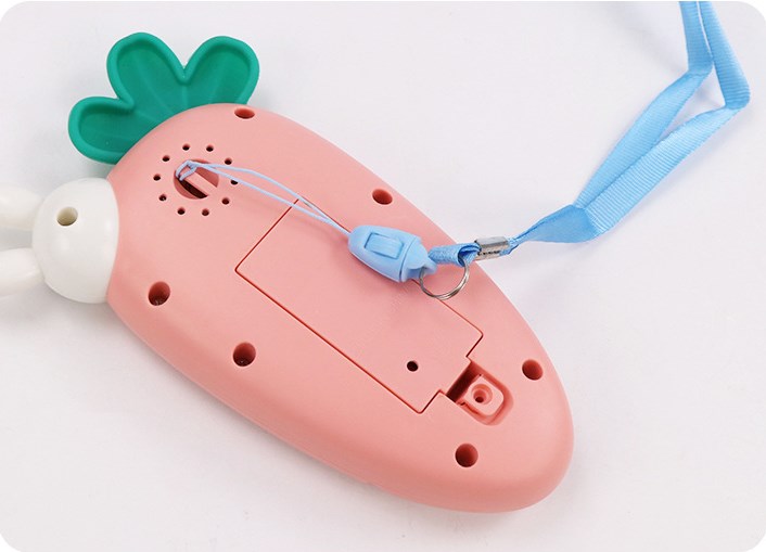 Oranje wortel speelgoedtelefoon voor baby&