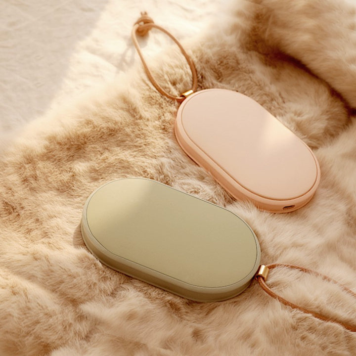 Oplaadbare handwarmer met powerbank 5000 mAh, 45-55 graden