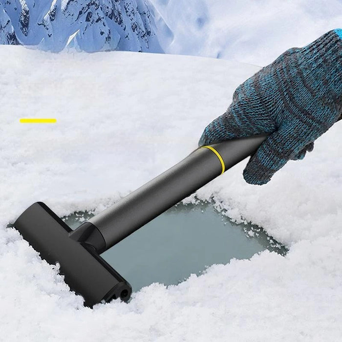 Hollevo™ IJskrabber en sneeuwschep 2-in-1 met lange antislip greep