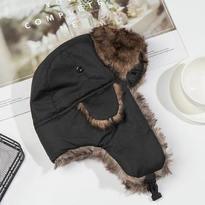 Knus imitatie bont winter earflap aviator ski muts