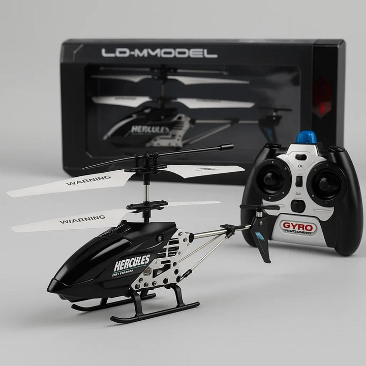 Hollevo™ Bestuurbare helikopter met LED-verlichting en gyro voor stabiel vliegen
