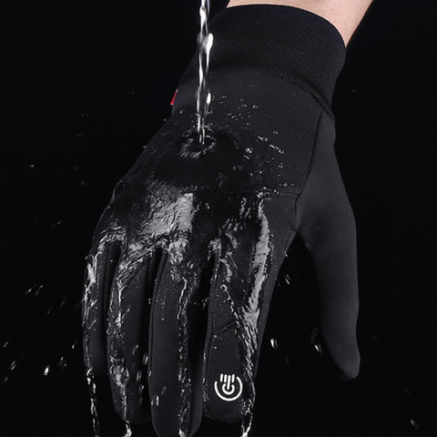 Waterdichte winterhandschoenen met touchscreen-vingertoppen