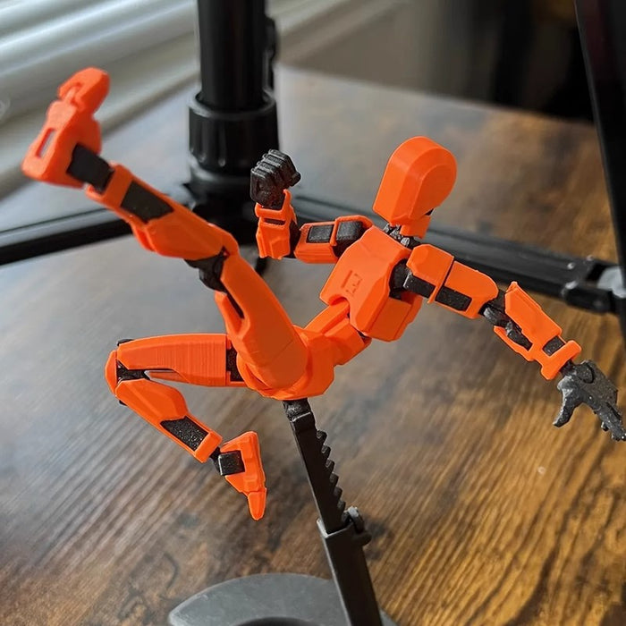 Hollevo 3D-geprinte robotfiguur met beweegbare gewrichten