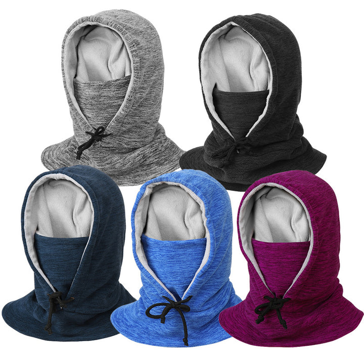 Fleece bivakmuts met capuchon