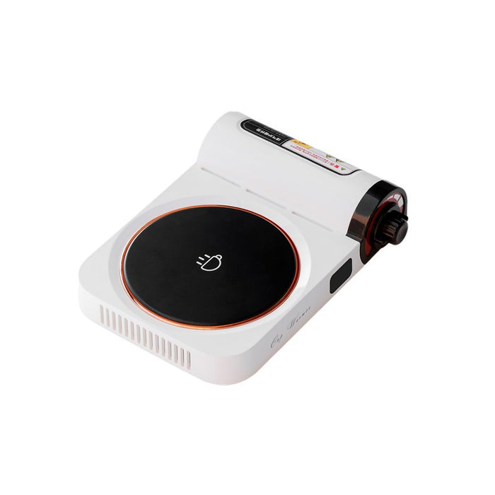 Hollevo Retro kopwarmer in kampeerbranderlook met display