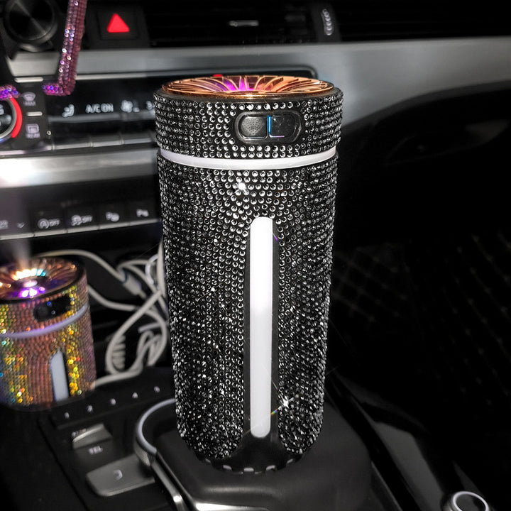 Roze strass diffuser in een bekerhouder
