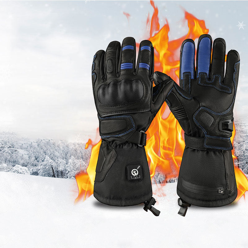Hollevo™ Oplaadbare verwarmde handschoenen met winddichte buitenlaag