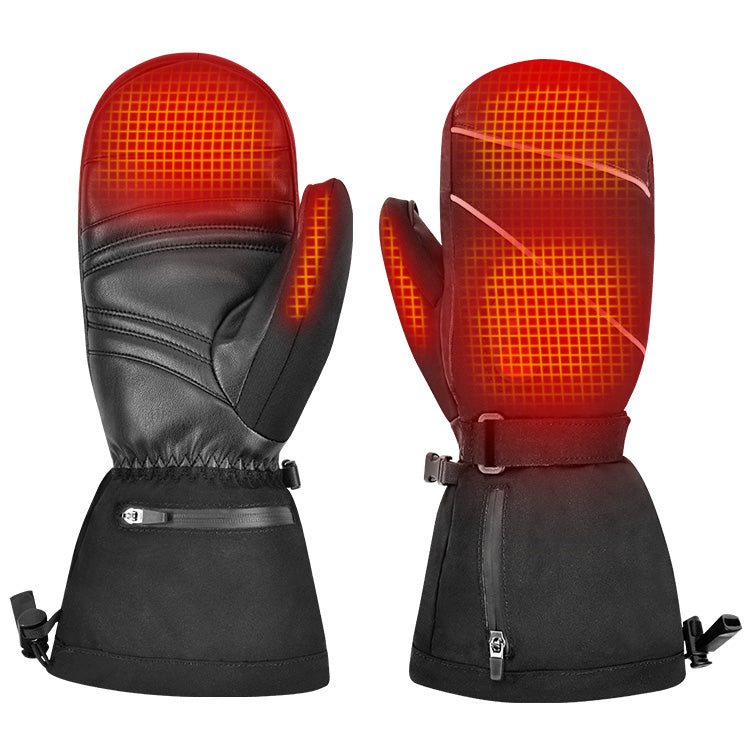Verwarmde skihandschoenen met touchscreenvingers – Hollevo