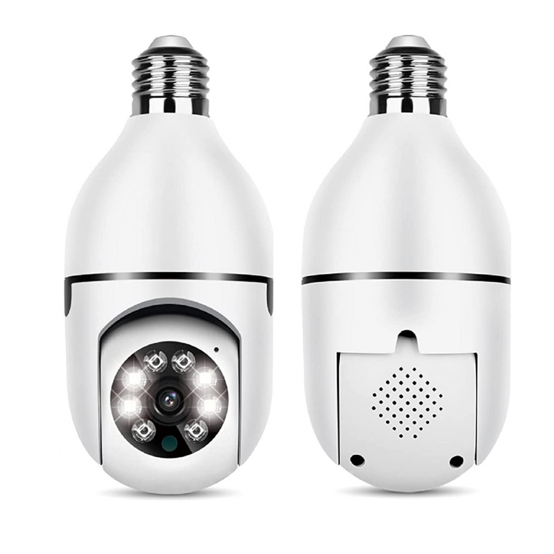 Lampcamera met 360° zicht en nachtzicht via wifi