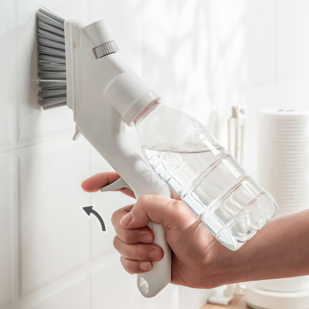 Hollevo™ Badkamerborstel 4-in-1 voor vloer en wand met uitschuifbare steel