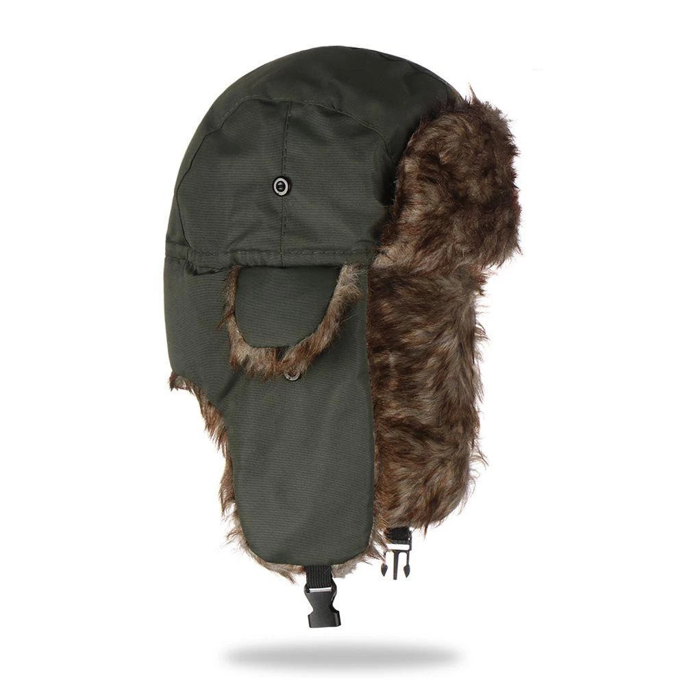 Knus imitatie bont winter earflap aviator ski muts