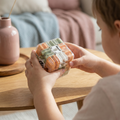Hollevo™ 3D-doolhofkubus met metalen balletje en meerlaags labyrint